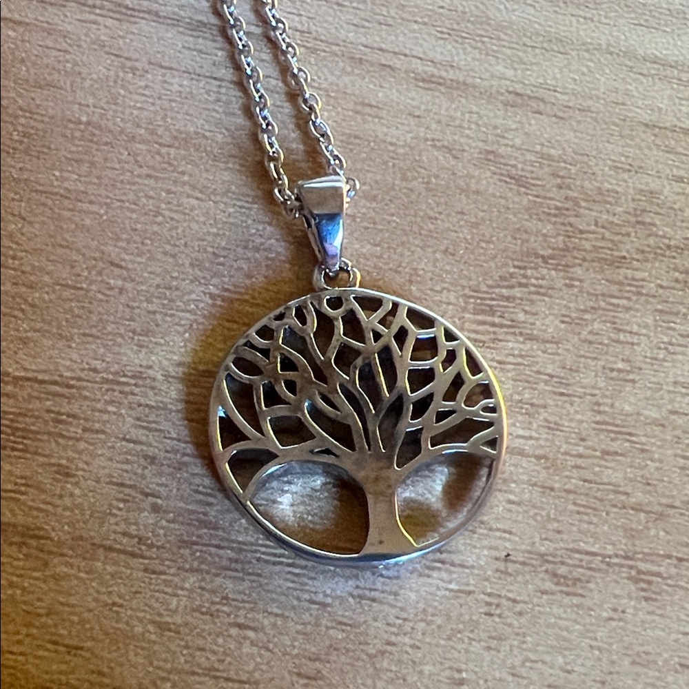 Silver Tree of Life Pendant Necklace